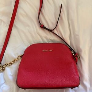 Michael Kors Scarlet Crossbody Bag with Gold Accents